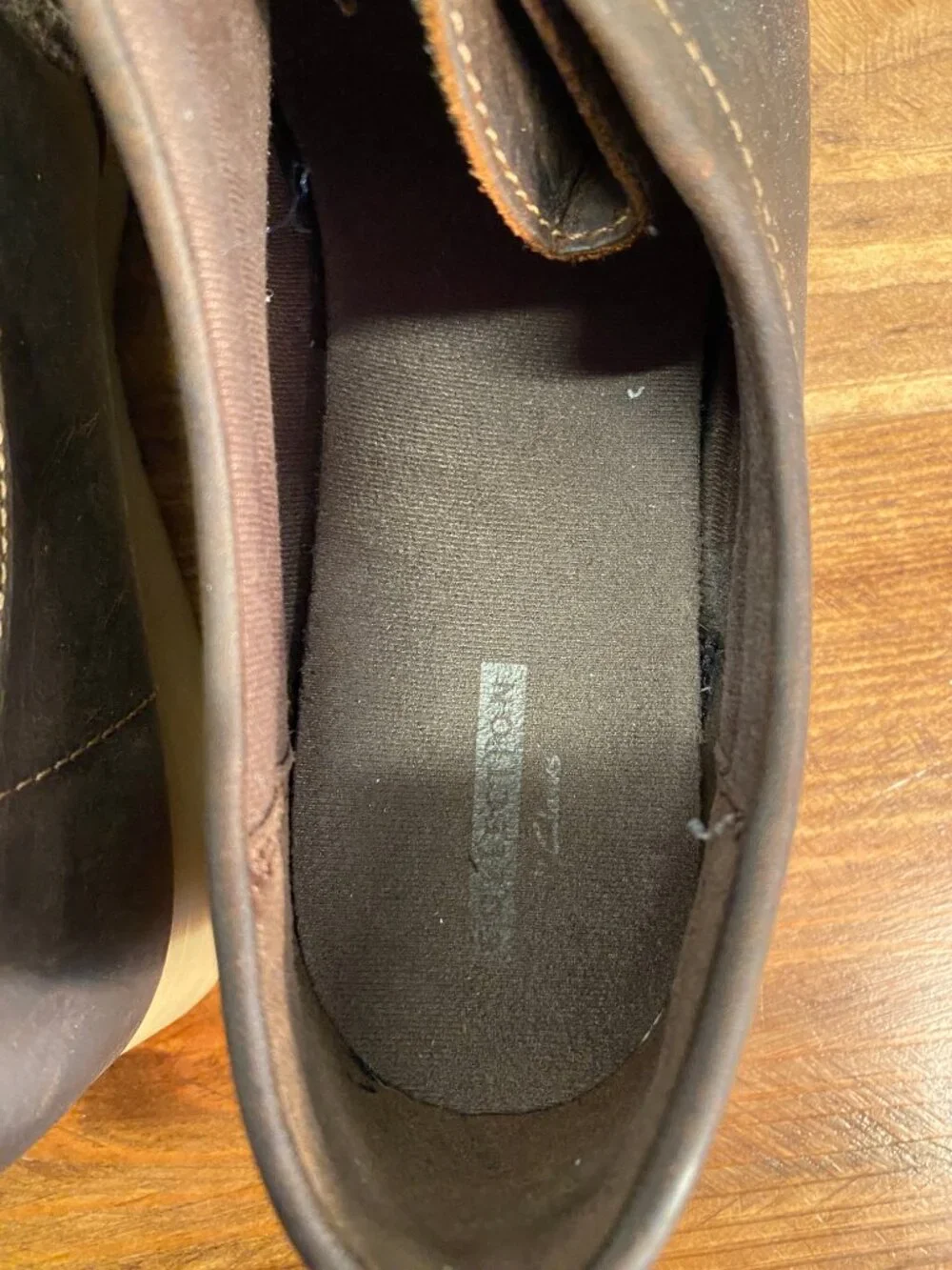 Clarks Brown Leather Wallabee Style Lace Up Shoes - Women's Size 8M